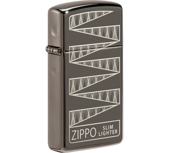 Зажигалка Zippo 65th Anniversary Slim с покрытием Black Ice 49709