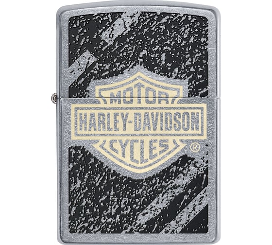 Зажигалка Zippo Harley-Davidson с покрытием Street Chrome, 38x13x57 мм 49656 1