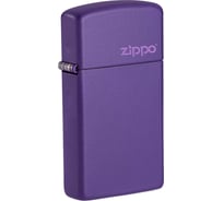Зажигалка Zippo Slim с покрытием Purple Matte, 29x10x60 мм 1637ZL