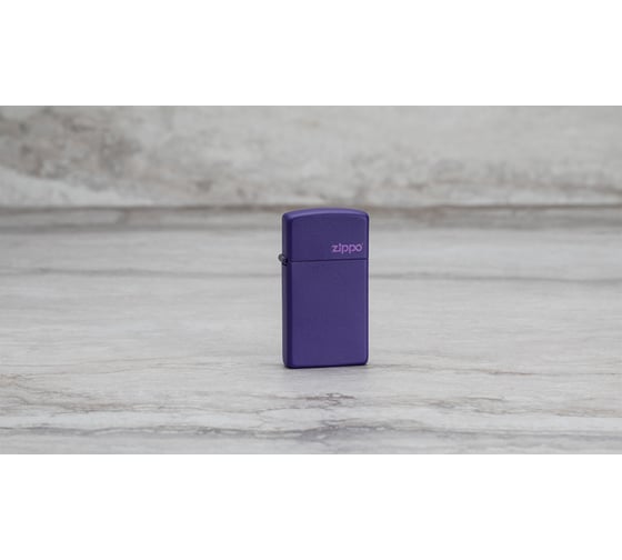 Зажигалка Zippo Slim с покрытием Purple Matte, 29x10x60 мм 1637ZL