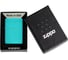 Зажигалка Zippo Classic с покрытием Flat Turquoise, 38x13x57 мм 49454 11