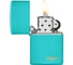 Зажигалка Zippo Classic с покрытием Flat Turquoise 49454ZL 6