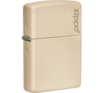 Зажигалка Zippo Classic с покрытием Flat Sand, латунь/сталь, бежевая, матовая, 38x13x57 мм 49453ZL