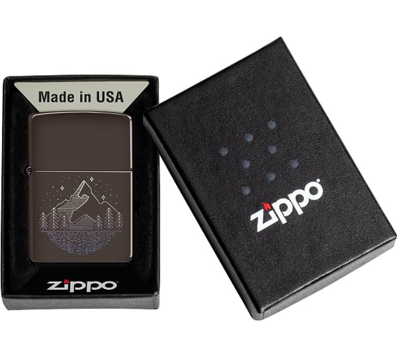 Зажигалка Zippo Mountain Design 38x13x57 мм 49633 1