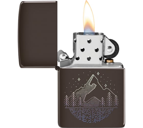 Зажигалка Zippo Mountain Design 38x13x57 мм 49633
