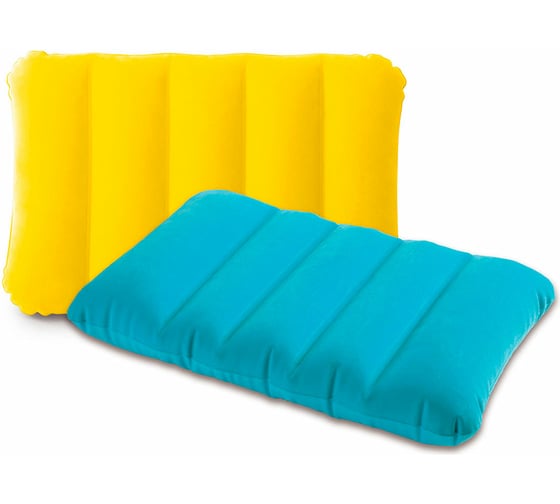 Детская надувная подушка INTEX Kidz 43x28x9 см, от 3 лет, 2 цвета 68676