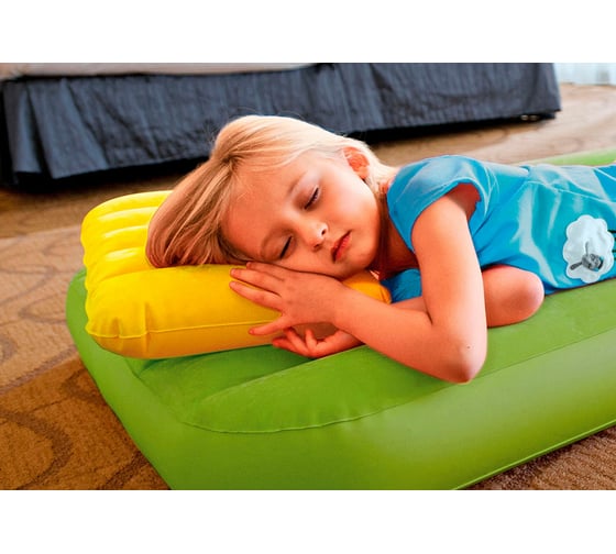 Детская надувная подушка INTEX Kidz 43x28x9 см, от 3 лет, 2 цвета 68676