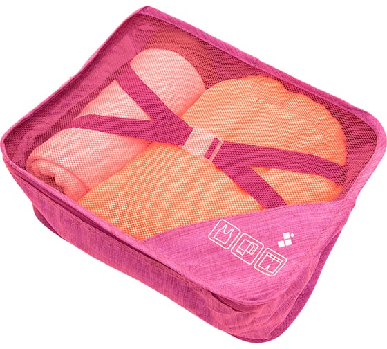 Набор органайзеров ROUTEMARK Packing cubes 7в1 7 предметов Pink pac-cub-pink