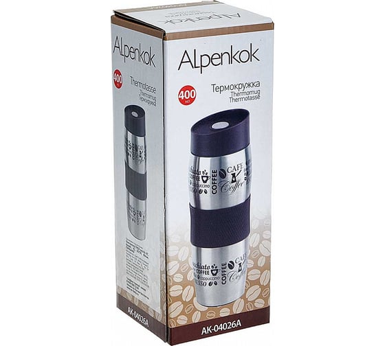 Вакуумная термокружка Alpenkok ESPRESSO AK-04026A 400мл Р1-00005979