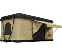 Палатка на крышу автомобиля РИФ Hard RT04-125 корпус черный, тент песочный RIFRT0412560900