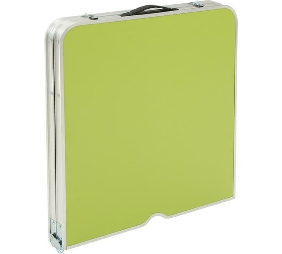 Набор туристической мебели Maclay стол 120x60x55/60/70 см, стул 29x35x30 см, салатовый 6780359