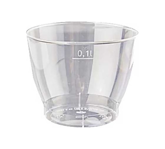 Пластиковый стакан PAPSTAR 100 мл, D68 мм, прозрачный 1/15/225 PS-12144