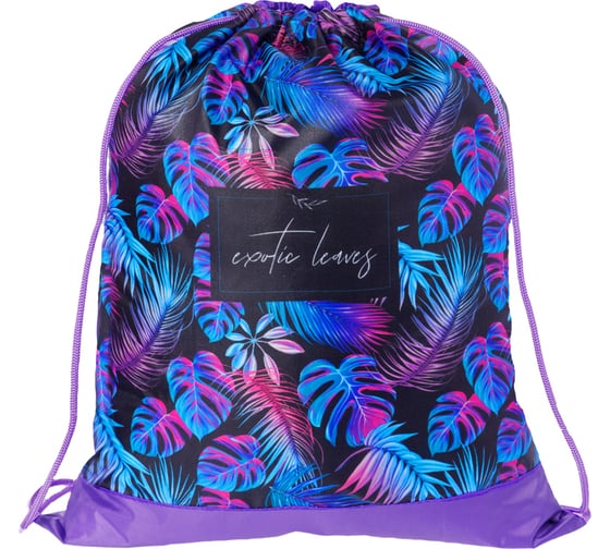 Мешок для обуви ArtSpace Exotic leaves, 1 отделение, 340х420мм СДС_31680