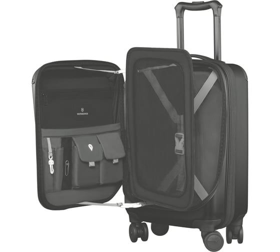 Чемодан Victorinox Spectra 2.0 Expandable, черный, 35x20x55 см, 29 л 601283