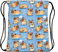 Сумка-мешок для сменной обуви HOMSU Pugs PF-S-65