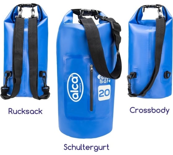 Водонепроницаемый рюкзак с карманом на молнии Alca DRY BAG 20 л 516220