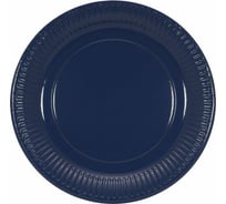 Бумажная тарелка PAPSTAR D230 мм, картон, синий, 20 шт PS-11963