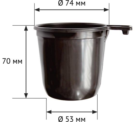 Одноразовые чашки для кофе OfficeClean, коричневые, 50 шт 321681