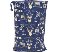 Сумка для вещей и обуви HOMSU Hipster Style Premium, 30х45 см HOM-881