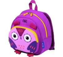 Рюкзак с уплотненной спинкой BERLINGO Mini kids Wise owl 27х23х10см, 1 отделение, 1 карман, RU07006