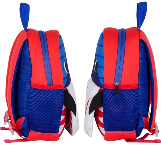 Рюкзак с уплотненной спинкой BERLINGO Kids Little shark, 29х22х9 см, 1 отделение, 3 кармана, RU06001