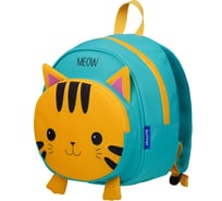 Рюкзак с уплотненной спинкой BERLINGO Mini kids Meow kitty, 27х23х10см, 1 отделение, 1 карман, RU07005