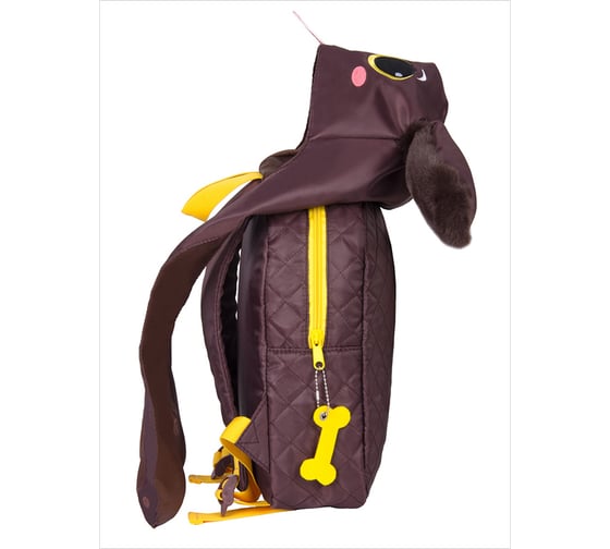 Рюкзак BERLINGO Kids Funny puppy 29х23х9 см, 1 отделение, капюшон RU06006