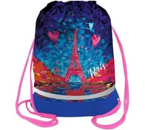 Мешок для обуви BERLINGO Eiffel Tower, 1 отделение, светоотражающая лента, карман на молнии MS09440