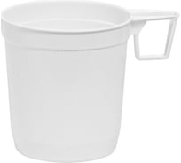 Кофейная чашка PapStar 250мл, полистирол, белый, 4 шт PS-12216