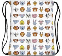 Сумка-мешок для детской обуви HOMSU Funny Animals, 40х32 см HOM-1351