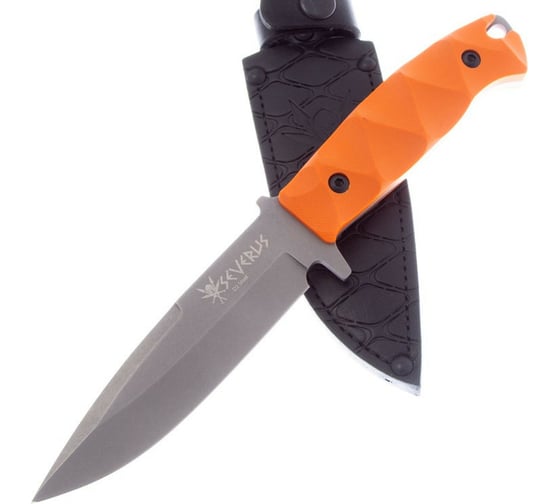 Туристический нож Kizlyar Supreme Severus в коже 4650065051453 1