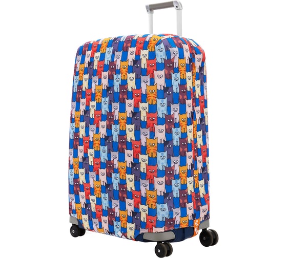 Чехол для чемодана ROUTEMARK Catstrophe Шкодастрофа SP500 размер L/XL Шкода500-L/XL