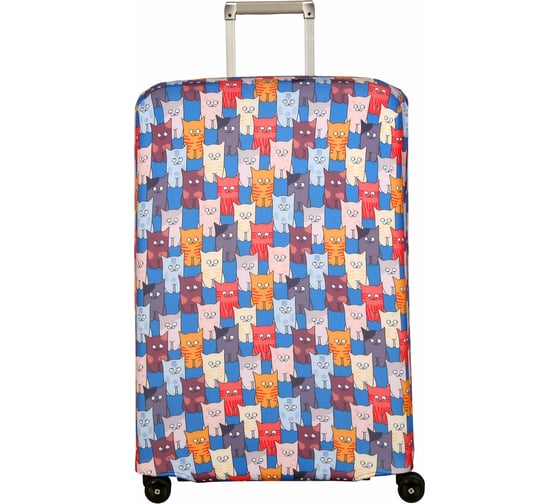 Чехол для чемодана ROUTEMARK Catstrophe Шкодастрофа SP180 размер L/XL Шкода-L/XL 1