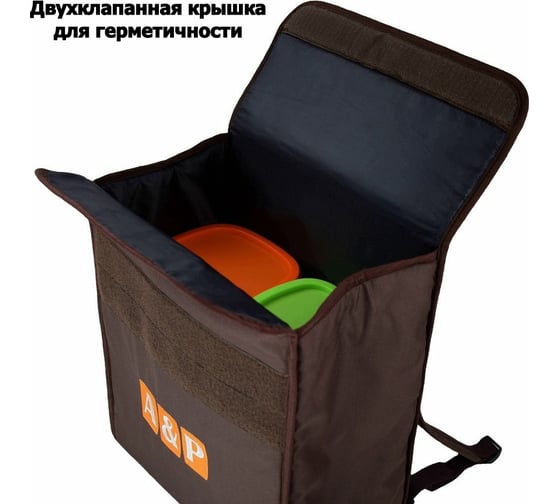 Терморюкзак A&P Спутник коричневый TRR692