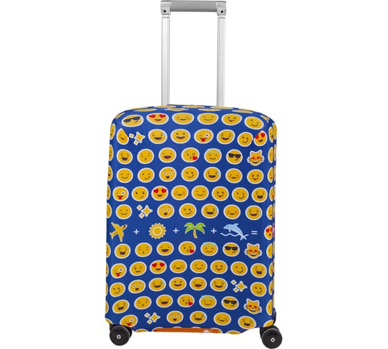 Чехол для чемодана ROUTEMARK Emoji Эмоджи SP180 размер S Эмоджи-S 1