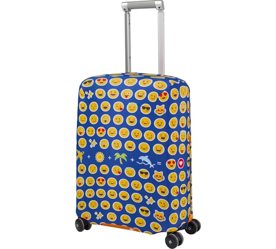 Чехол для чемодана ROUTEMARK Emoji Эмоджи SP180 размер S Эмоджи-S