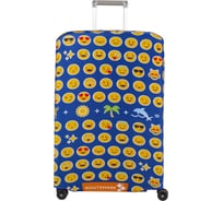 Чехол для чемодана ROUTEMARK Emoji Эмоджи SP180 размер L/XL Эмоджи-L/XL