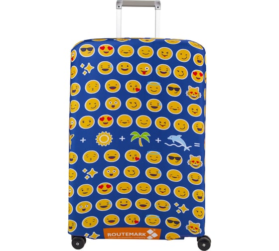 Чехол для чемодана ROUTEMARK Emoji Эмоджи SP180 размер L/XL Эмоджи-L/XL 1