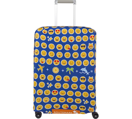 Чехол для чемодана ROUTEMARK Emoji Эмоджи SP180 размер M/L Эмоджи-M/L 1