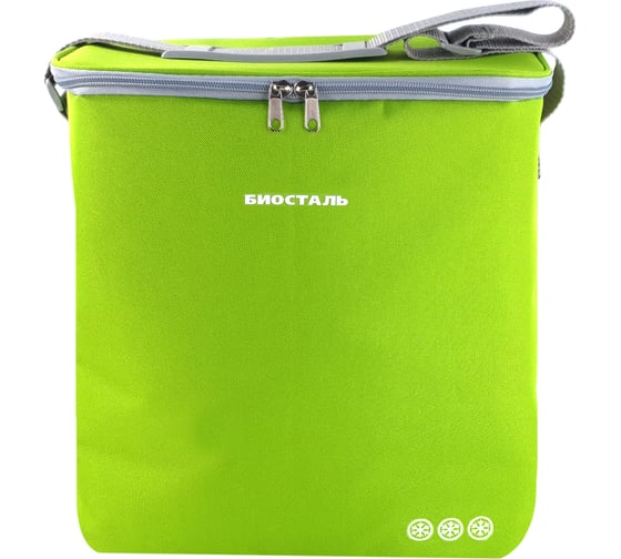 Сумка-холодильник Biostal КАНТРИ зеленый лайм, 20л TCD-20G