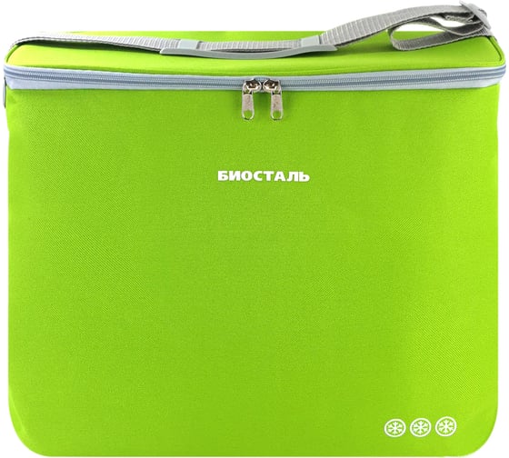 Сумка-холодильник Biostal  КАНТРИ зеленый лайм, 30л TCD-30G 1