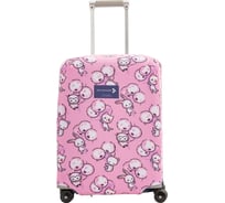 Чехол для чемодана ROUTEMARK Белое и Пушистое Артемия Лебедева SP310 размер S Beloe-S