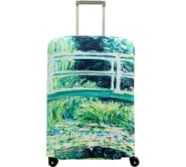 Чехол для чемодана ROUTEMARK По мотивам картины К Моне Белые кувшинки размер M/L SP310 Кушинки-M/L