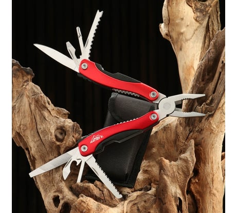 Мультитул Мастер К 10 в1, красный 5177886