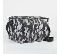 Термо-сумка СИМАЛЕНД Милитари, 34х25х22 см, серый 3925683