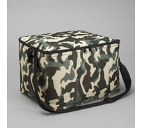 Термо-сумка СИМАЛЕНД Милитари, 34х25х22 см, зеленый 3925685