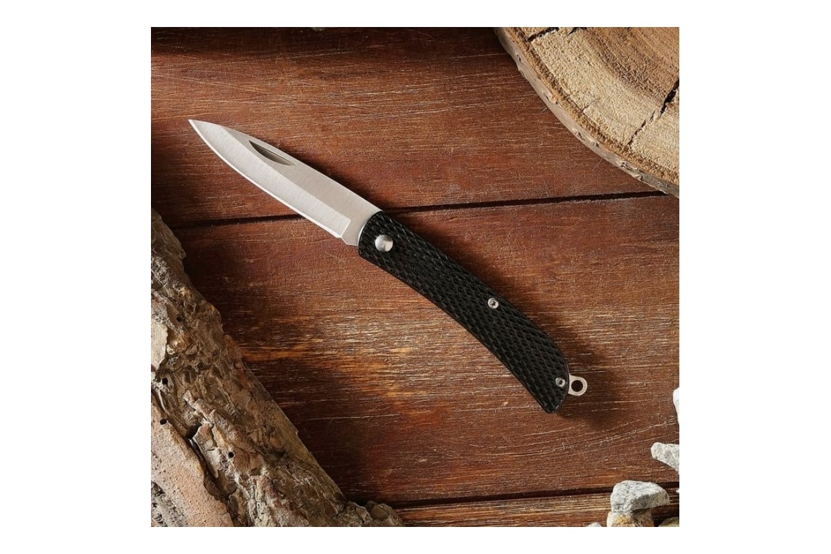  нож СИМАЛЕНД Гермес, без фиксатора, 16х2 см 2983555 - выгодная .