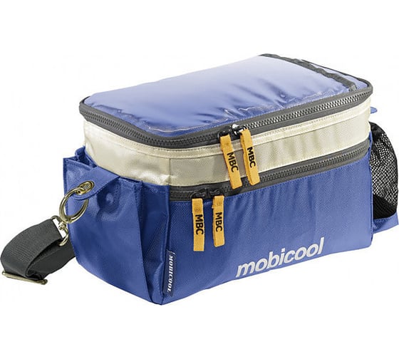 Изотермическая сумка Mobicool Sail Bikebag, 7л, крепление на руль вело/мото, синяя 9103540163