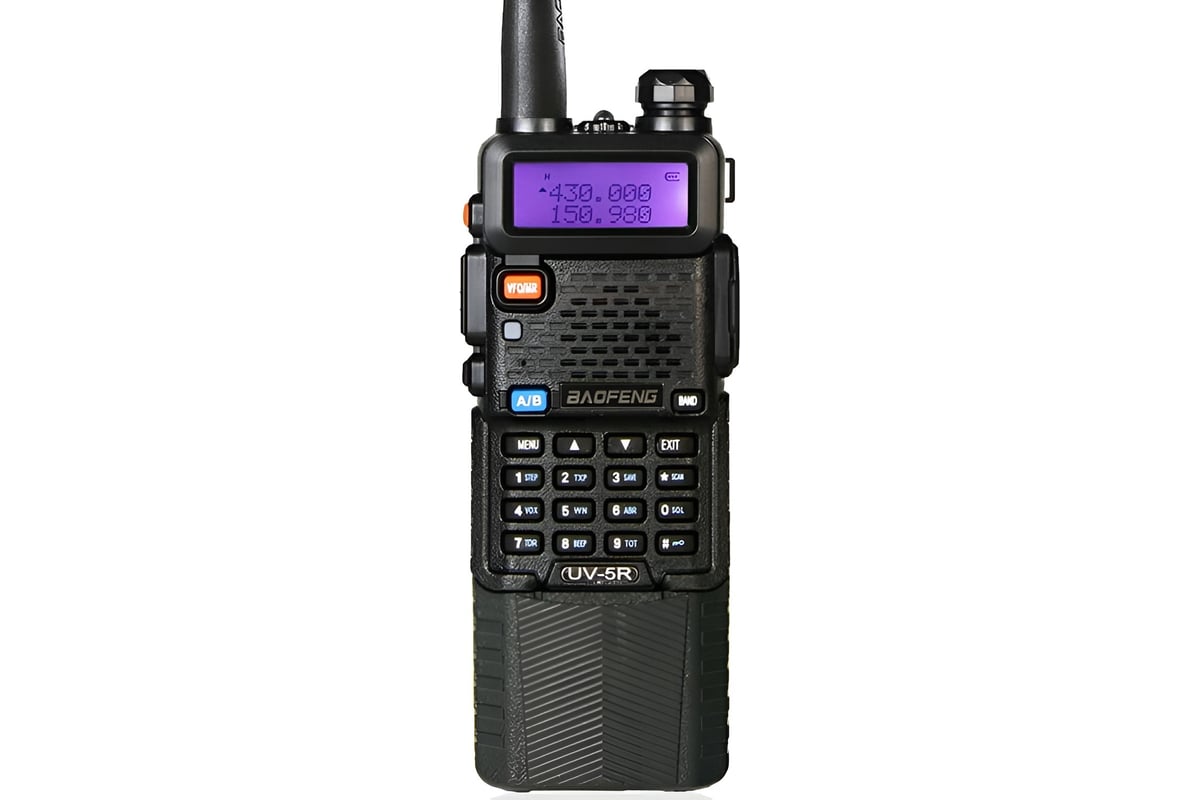 Рация Baofeng UV-5R/3800мАч, 136-174/400-480 МГц 00019317 - выгодная цена,  отзывы, характеристики, фото - купить в Москве и РФ