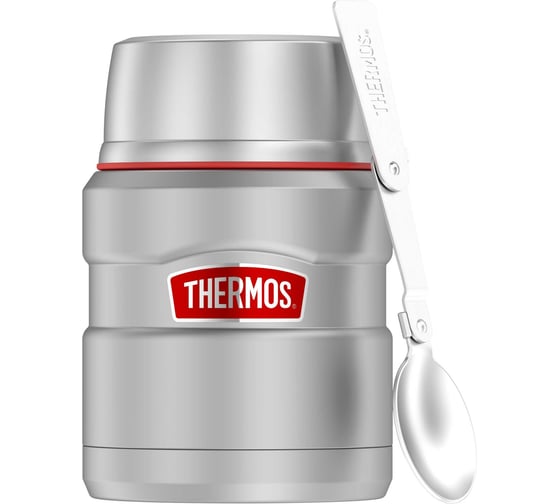 Термос из нержавеющей стали с ложкой THERMOS SK3000 RCMS 0.47L 373731